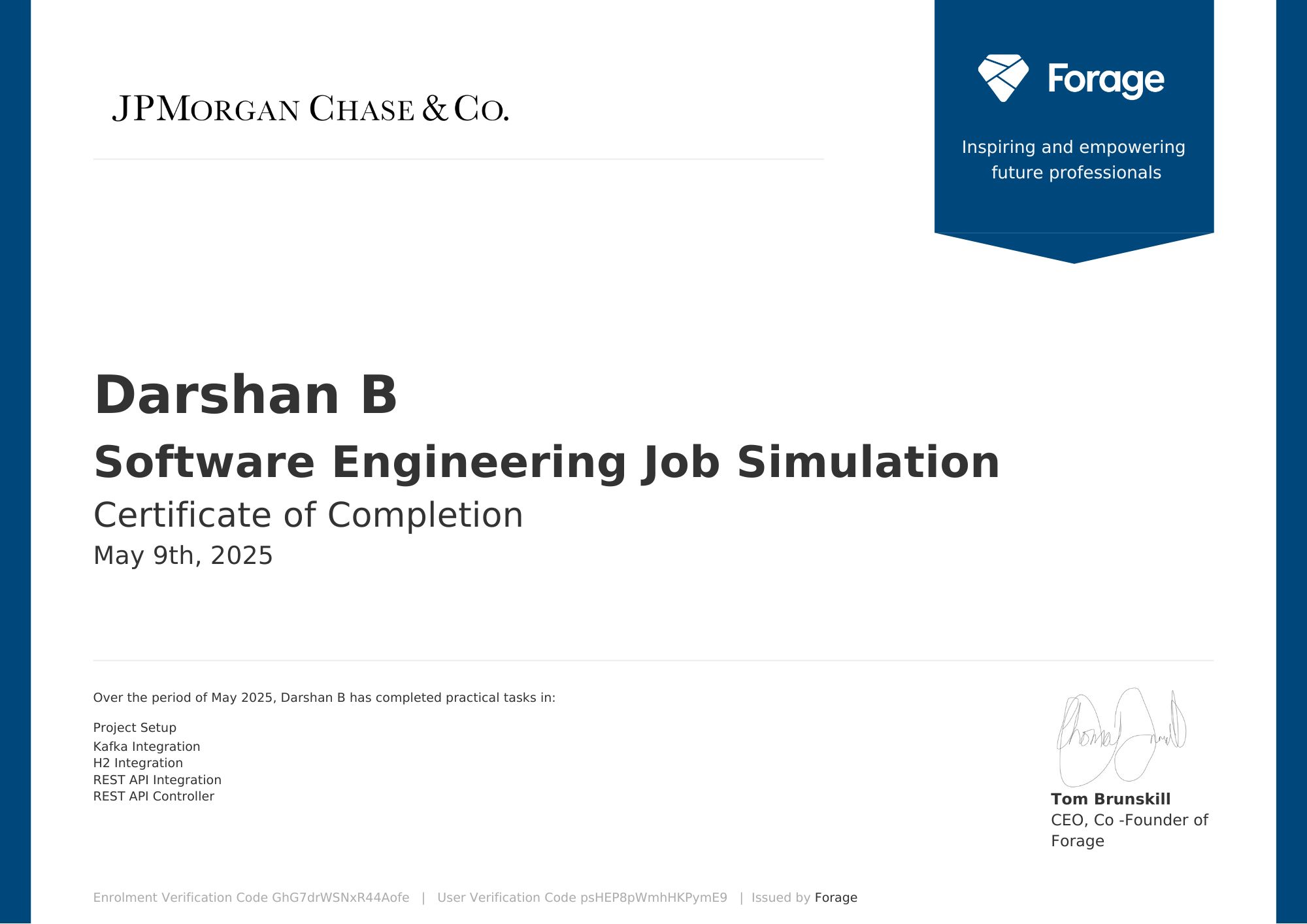 JP Morgan Job Simulation